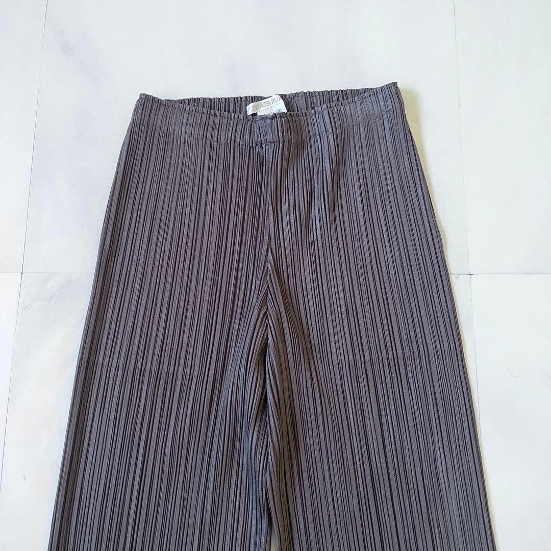 プリーツプリーズ イッセイミヤケ プリーツパンツ サイズ1 グレー