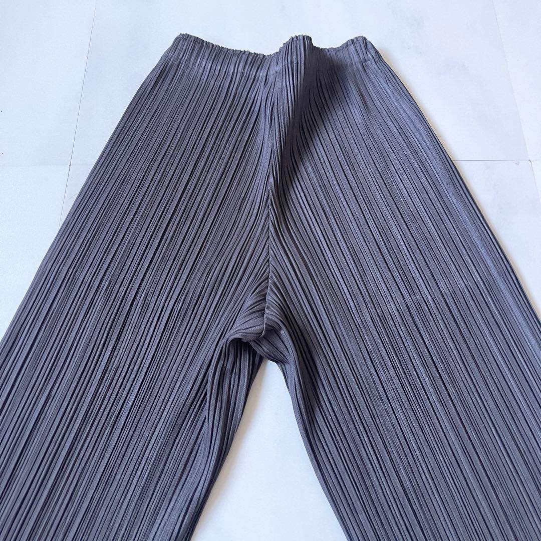 プリーツプリーズ イッセイミヤケ プリーツパンツ サイズ1 グレー