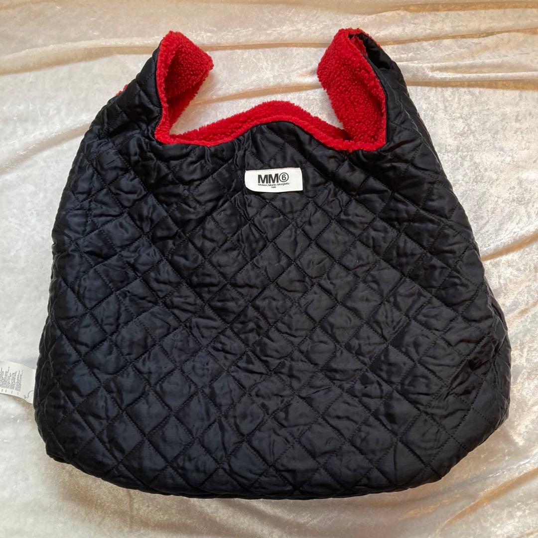 MM6 エムエムシックス　ボア　バッグ　レッド　トート