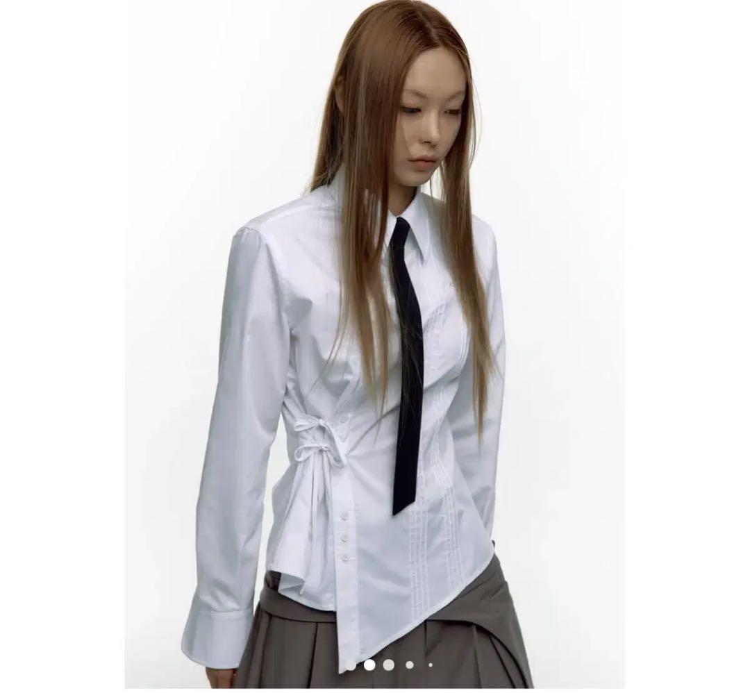 新品　kashiko Pintuck Preppy Shirt Tie Set