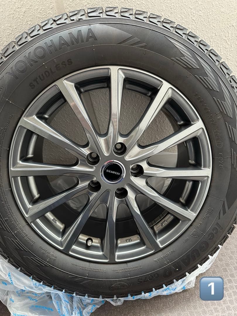 最終値下げ　美品【温度管理保管】17インチ　スタッドレスタイヤ・ホイールセット