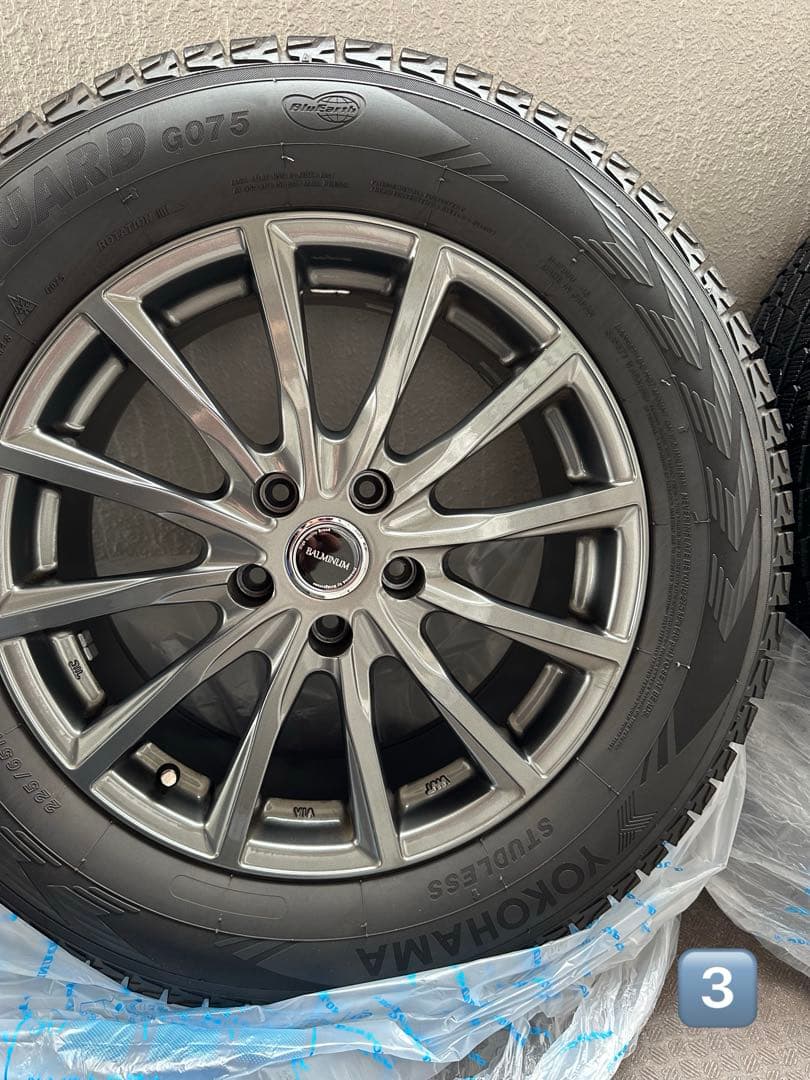 最終値下げ　美品【温度管理保管】17インチ　スタッドレスタイヤ・ホイールセット