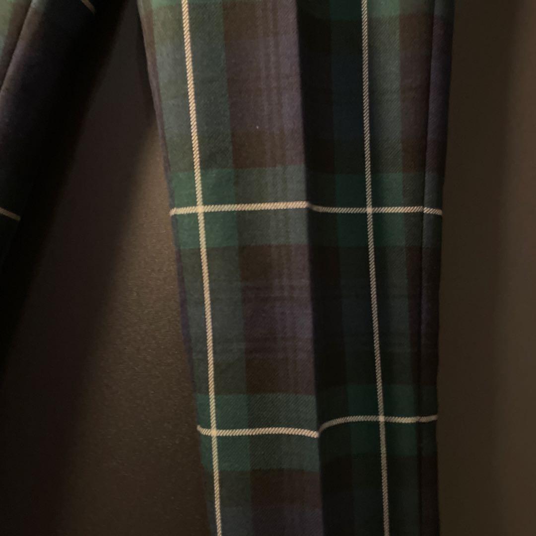 アナトミカ　ブラックウォッチ　チェック　スラックス ベルナールザンス