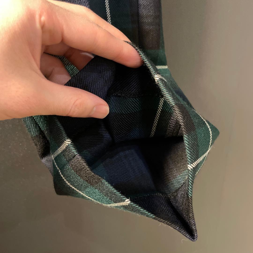 アナトミカ　ブラックウォッチ　チェック　スラックス ベルナールザンス