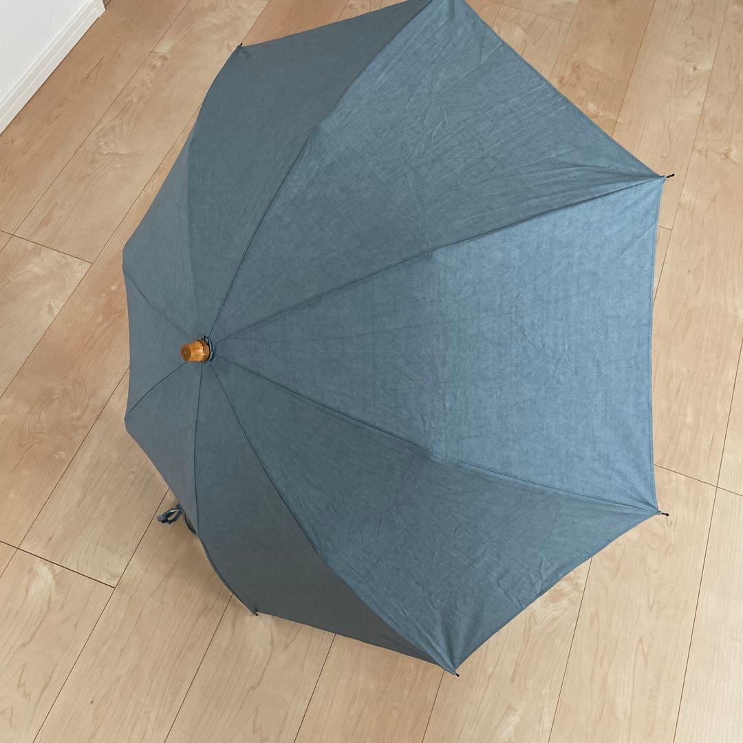 ［美品］中川政七商店　折りたたみ日傘　晴雨兼用　 収納袋付き