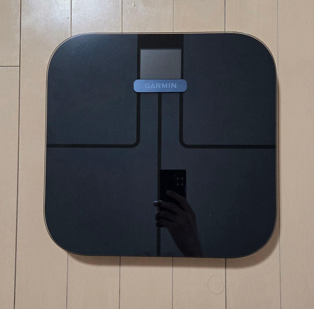 【中古】GARMIN INDEX S2 BLACK　体重計・体脂肪率