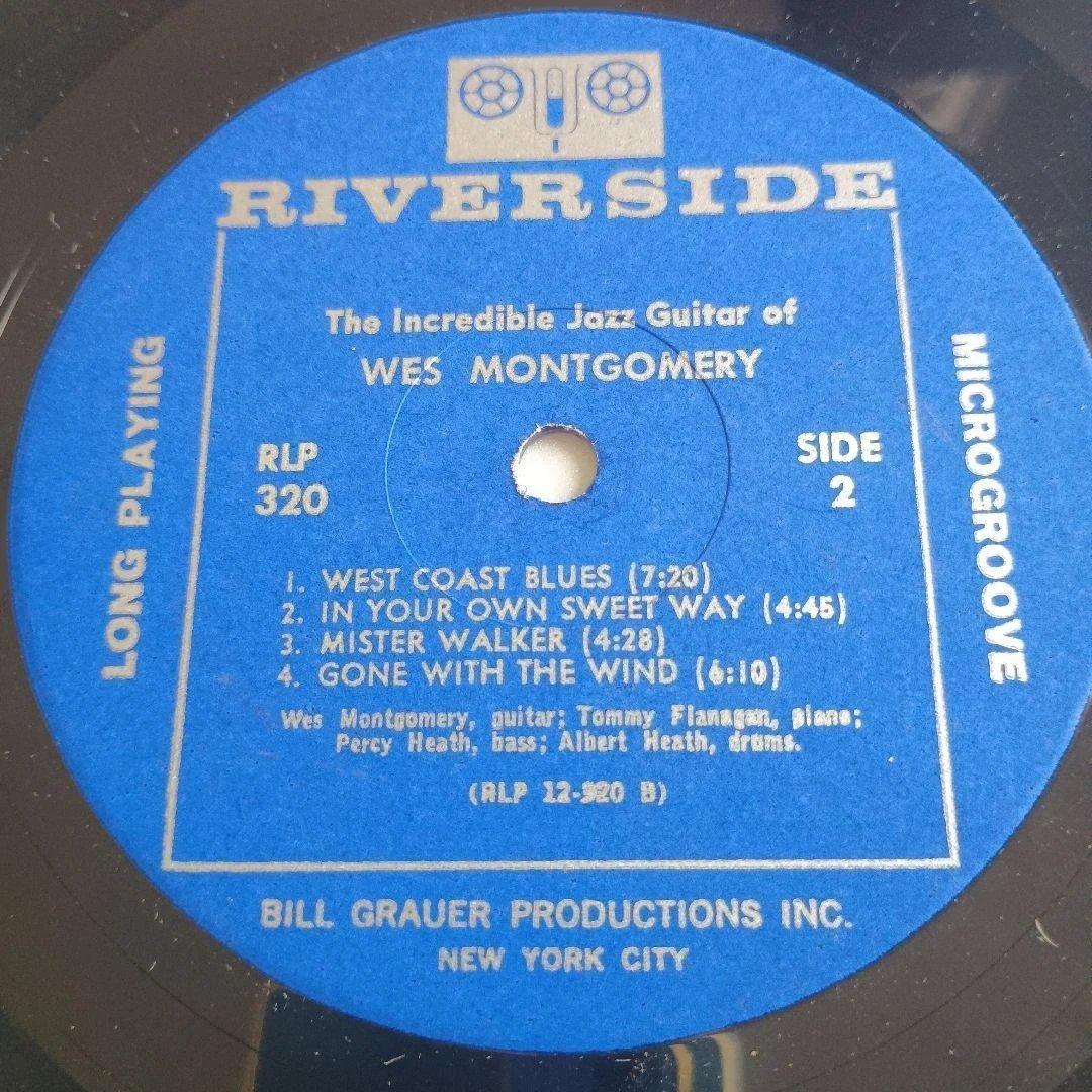 洋楽 WES MONTGOMERY INCREDIBLE JAZZ GUITAR