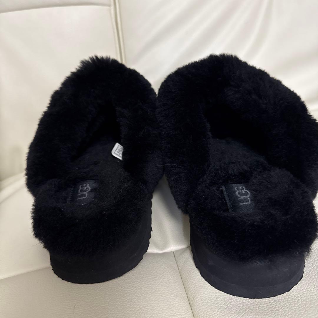 UGG ブラック アグ ディスケット　スリッポン　39