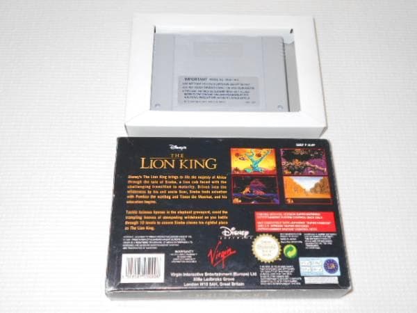 SFC★THE LION KING SNES 海外版(国内本体動作不可)