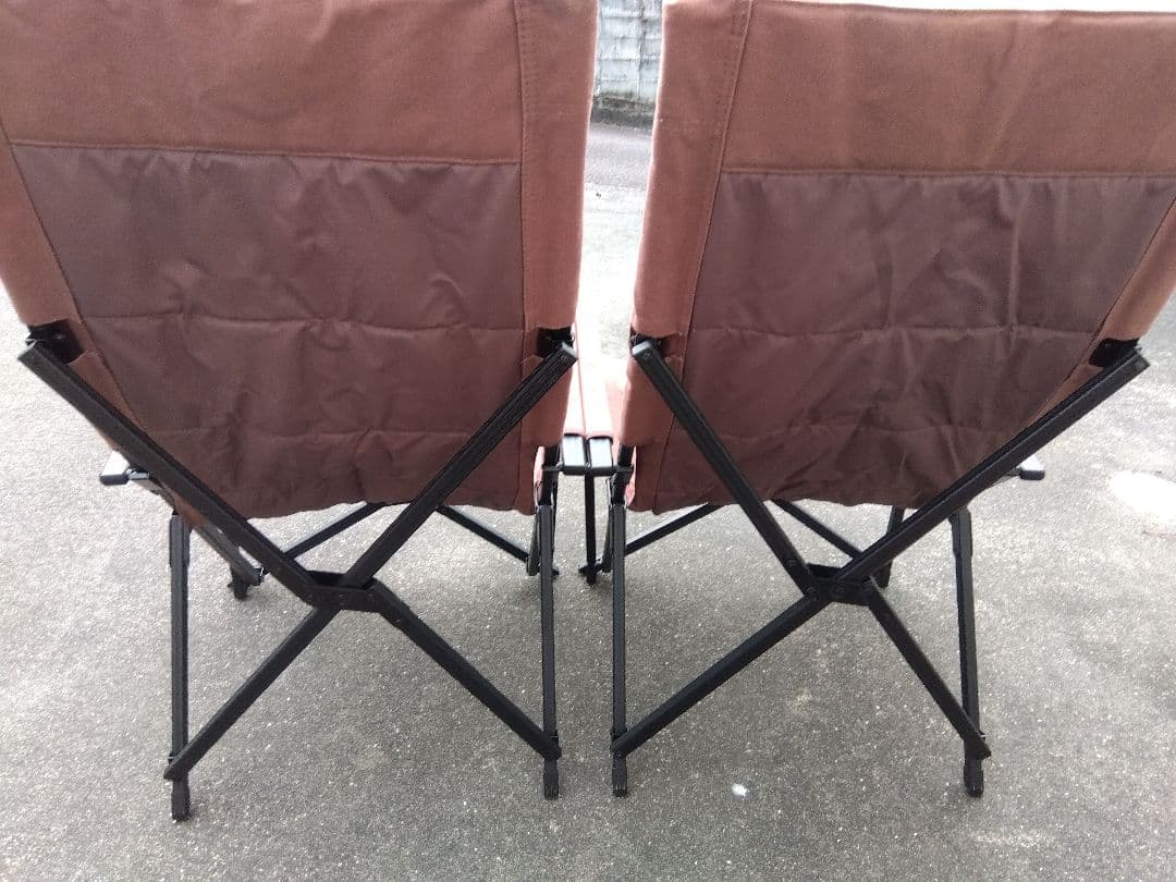 アウトドアチェア キャンバスリラックスチェア 2個セット ビジョンピークス