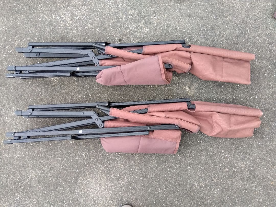 アウトドアチェア キャンバスリラックスチェア 2個セット ビジョンピークス