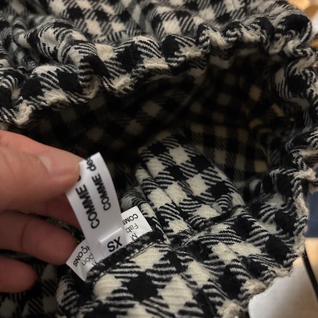 ギンガムチェック バルーンショートパンツ　冬物です。