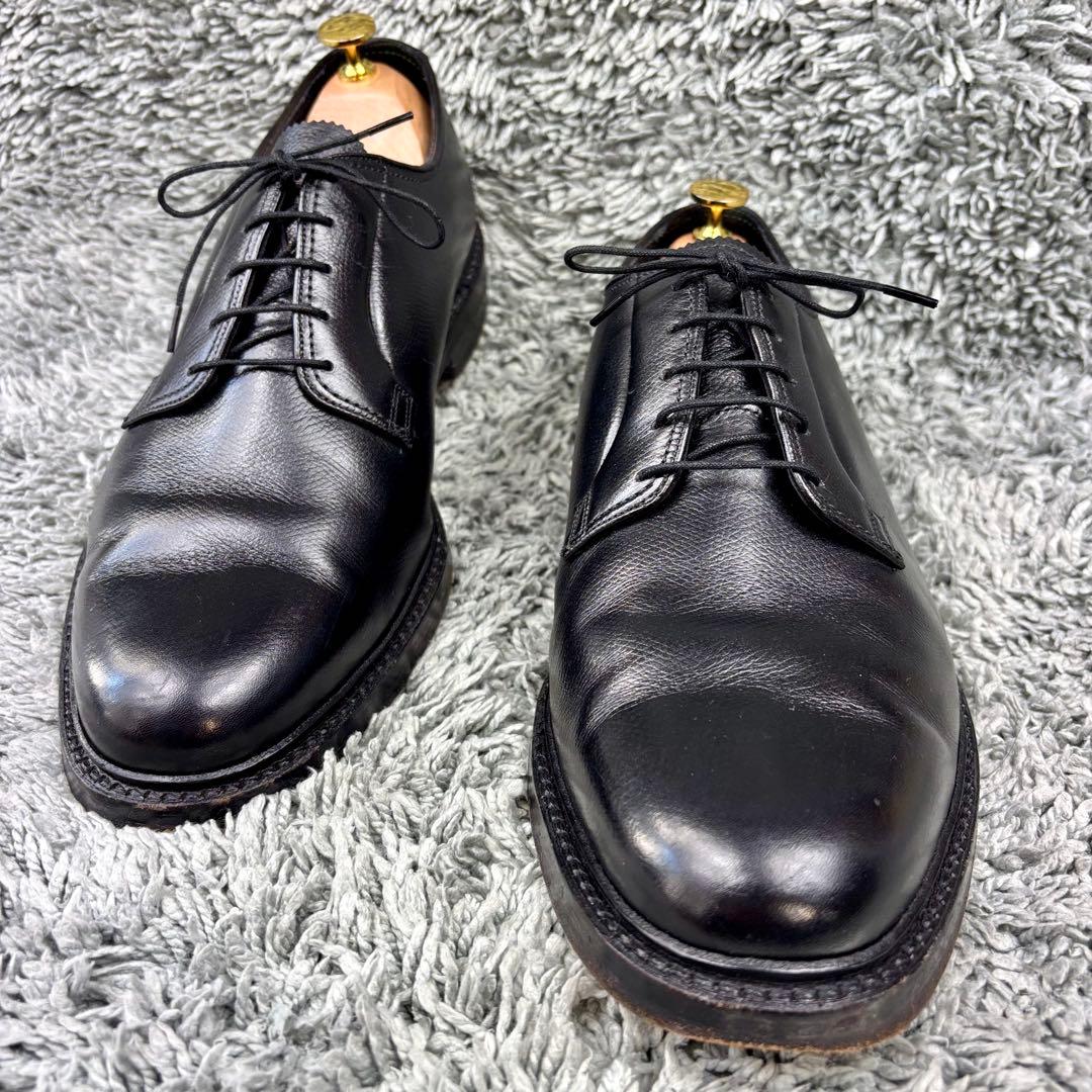 美品✨ FLORSHEIM IMPERIAL プレーン シボ ブラック レザー