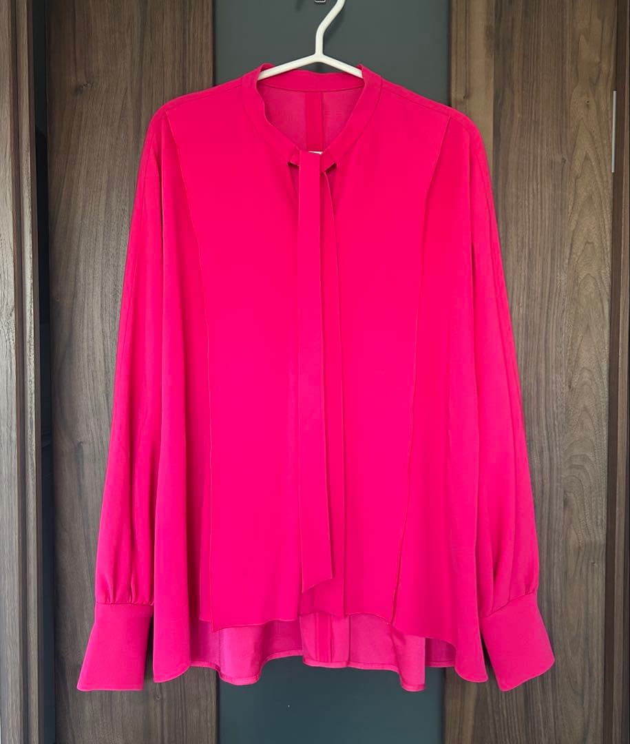 ADORE バックサテンジョーゼットブラウス