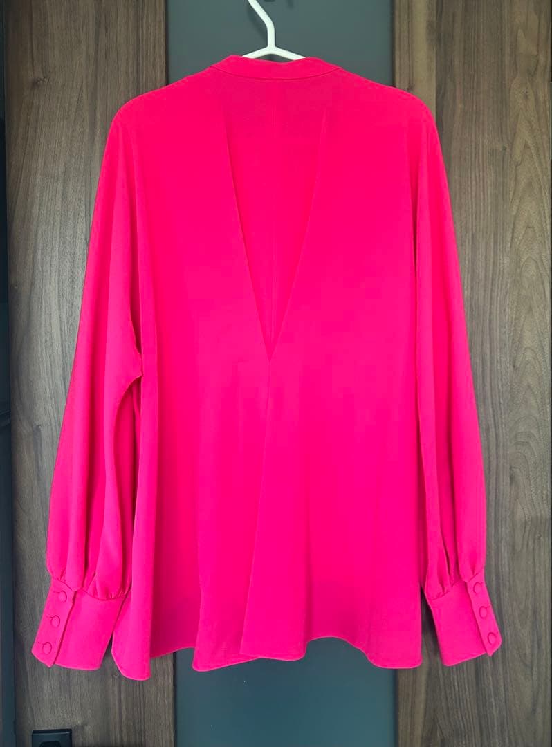 ADORE バックサテンジョーゼットブラウス