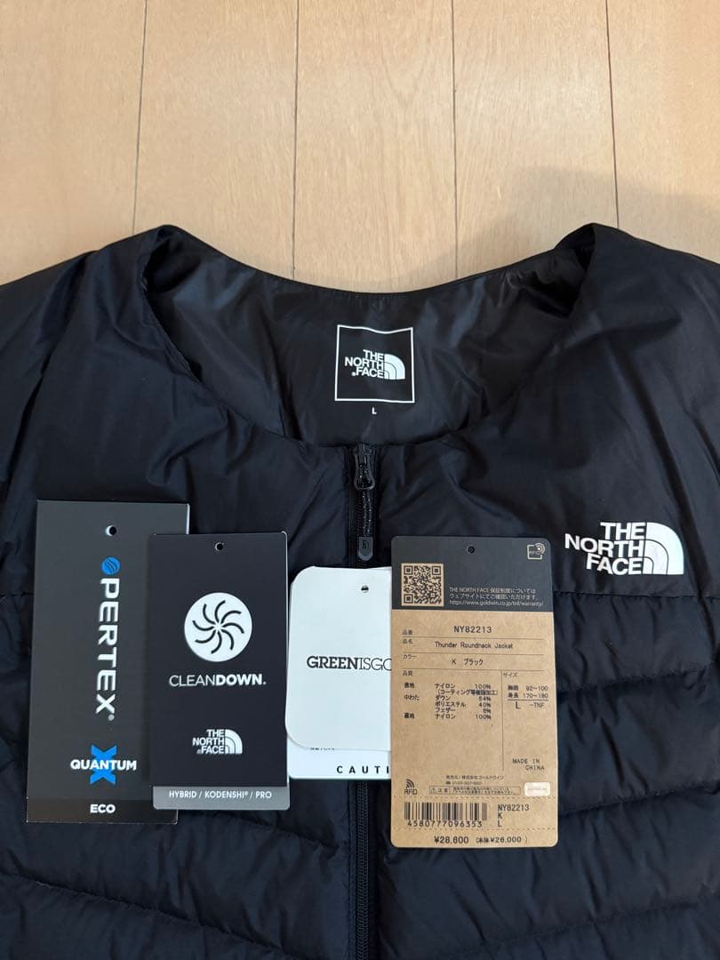 NORTH FAITHラウンドネックダウンジャケットL