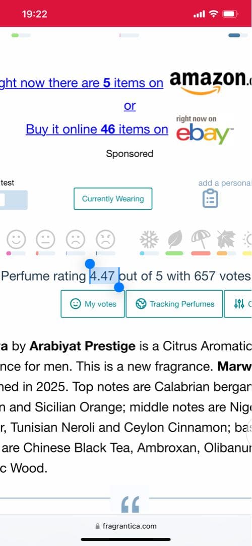 香水(男性用) Arabiyat Prestige Marwa