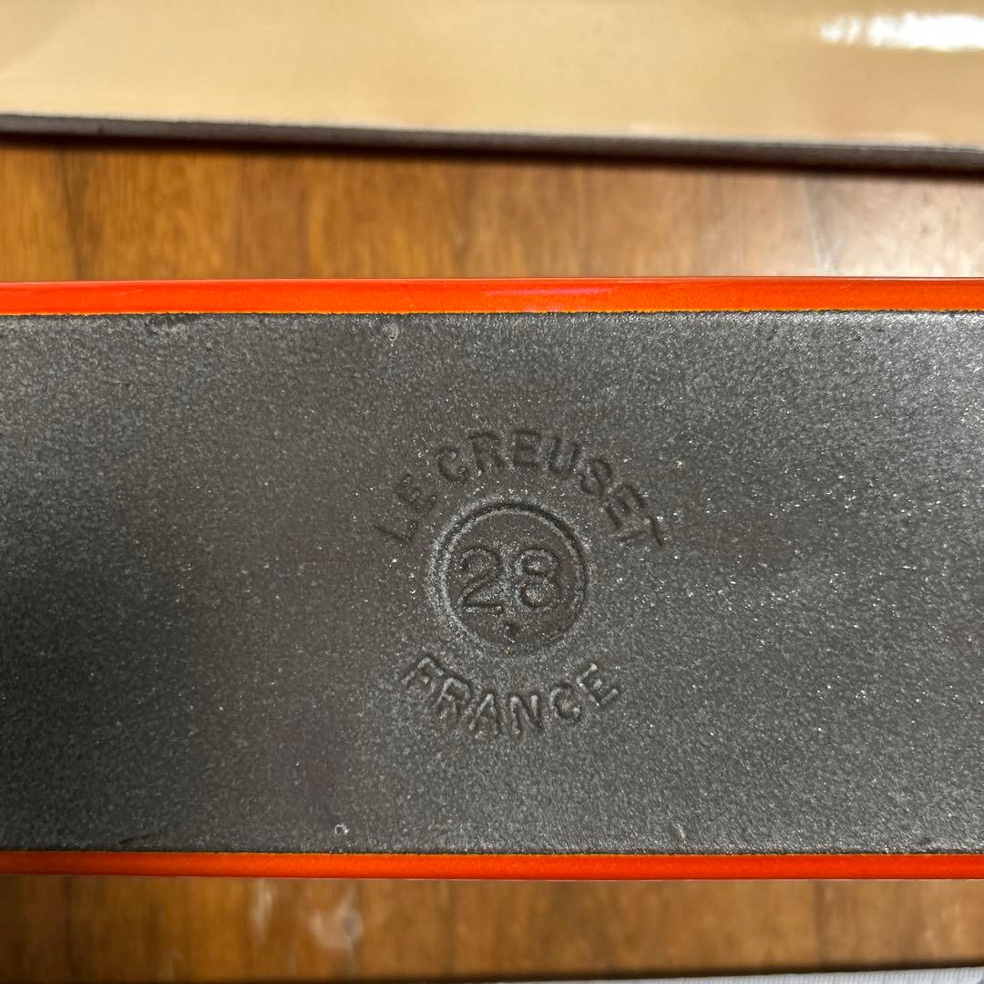 LE CREUSET テリーヌ型　オレンジ 約28cm シール無し