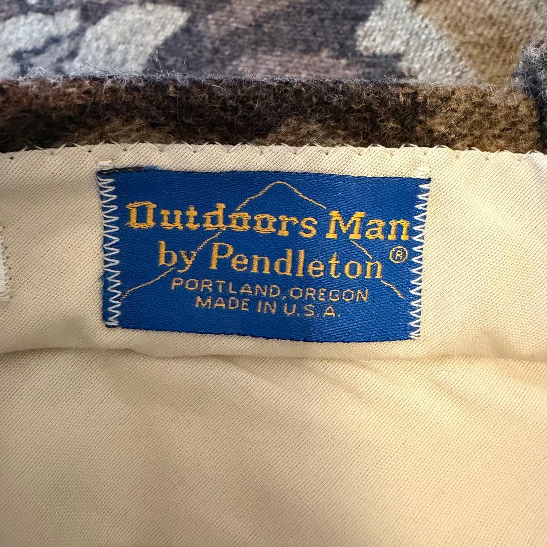80s 90s ペンドルトン カモフラージュ 迷彩柄 ウールパンツ