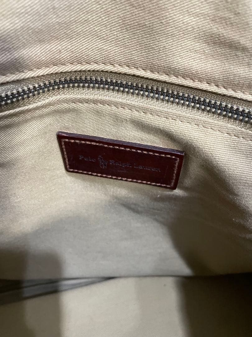 【名作】ポロラルフローレン　ボストンバッグ　2WAY ブラックウォッチ PVC