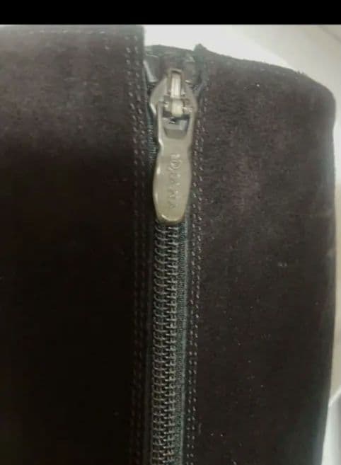 ダイアナ スエード ロングブーツ 中ヒール