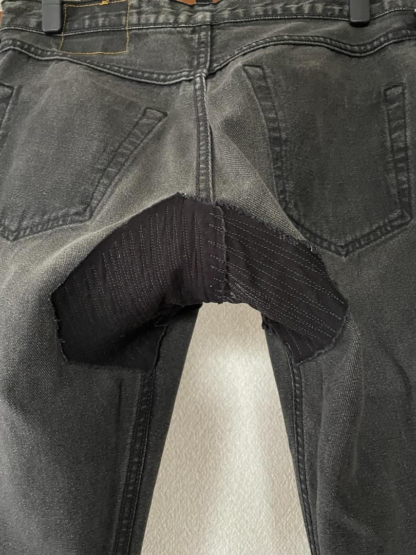 Levi's 501 後染め　ブラック　W32L30　色落ち