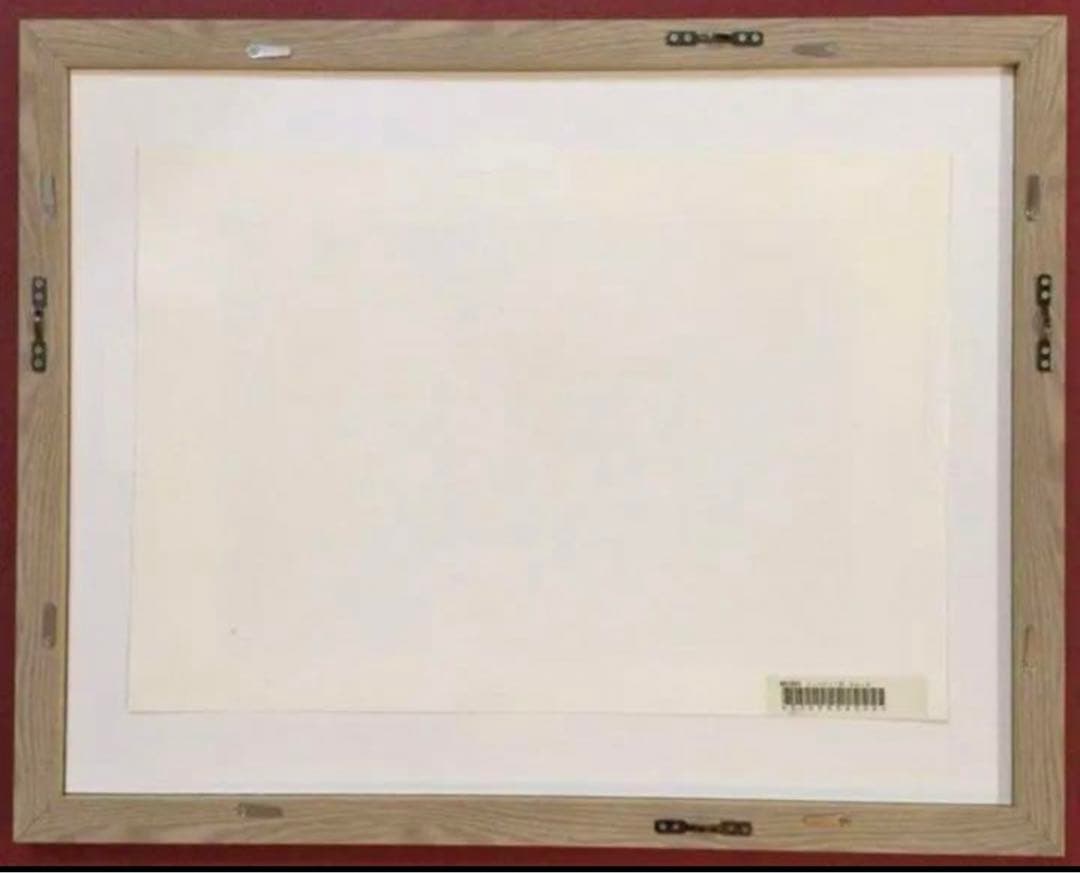 絵画・額縁・版画・織田 義郎・新品未使用・ナントゲットⅦ・エッチング・美術品