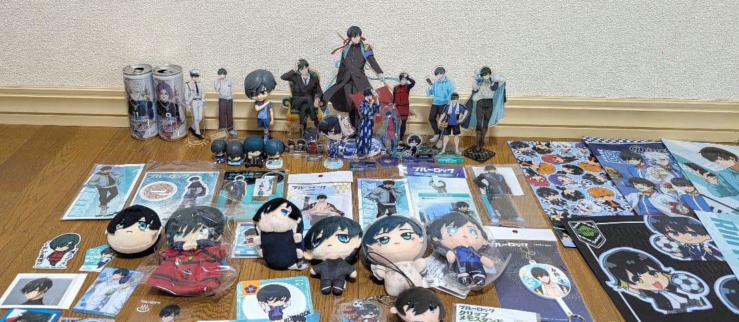 値下げブルーロック糸師凛他キャラクターグッズ大量まとめ売り(新品・未開封あり)