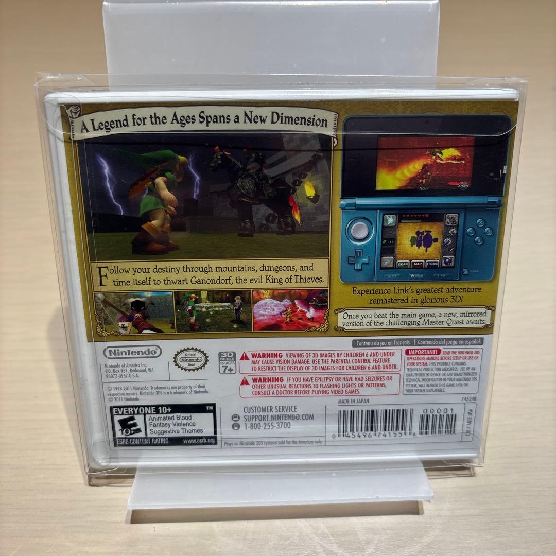最終値下げ 新品ゼルダの伝説 3DS 時のオカリナ 海外版 ムジュラの仮面 3点