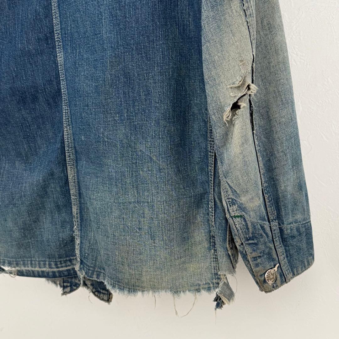 Anvil Brand 40s 50s ビンテージ ボロ デニム カバーオール