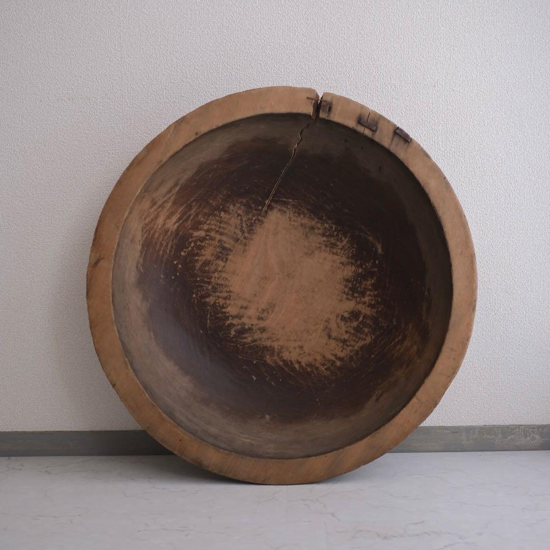 木鉢 木皿 こね鉢 古道具 古物 骨董 アンティーク オブジェ ジブリ