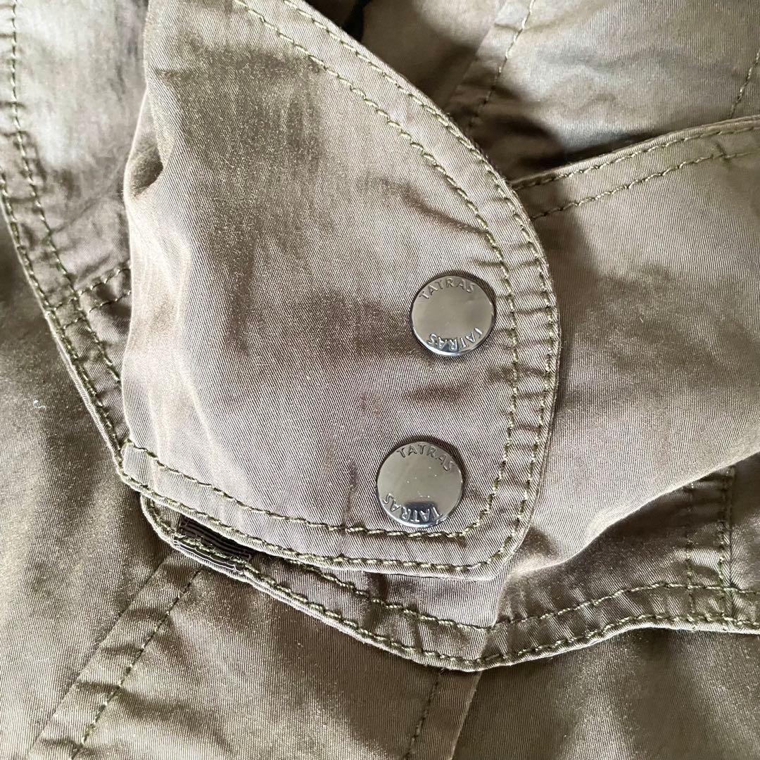 TATRAS タトラス フード付きモッズコート カーキ 03