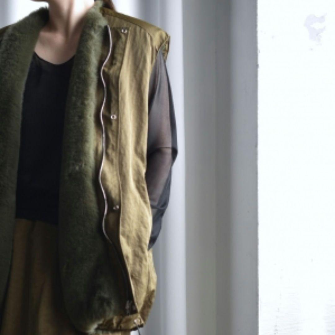 ALWEL　REVERSIBLE　SLEEVELESS JACKET