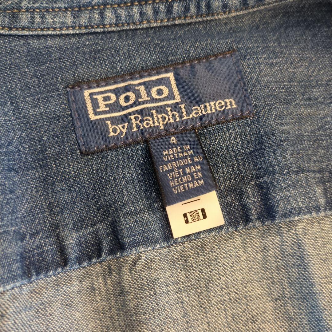 ポロラルフローレン スリムフィットデニムシャツ