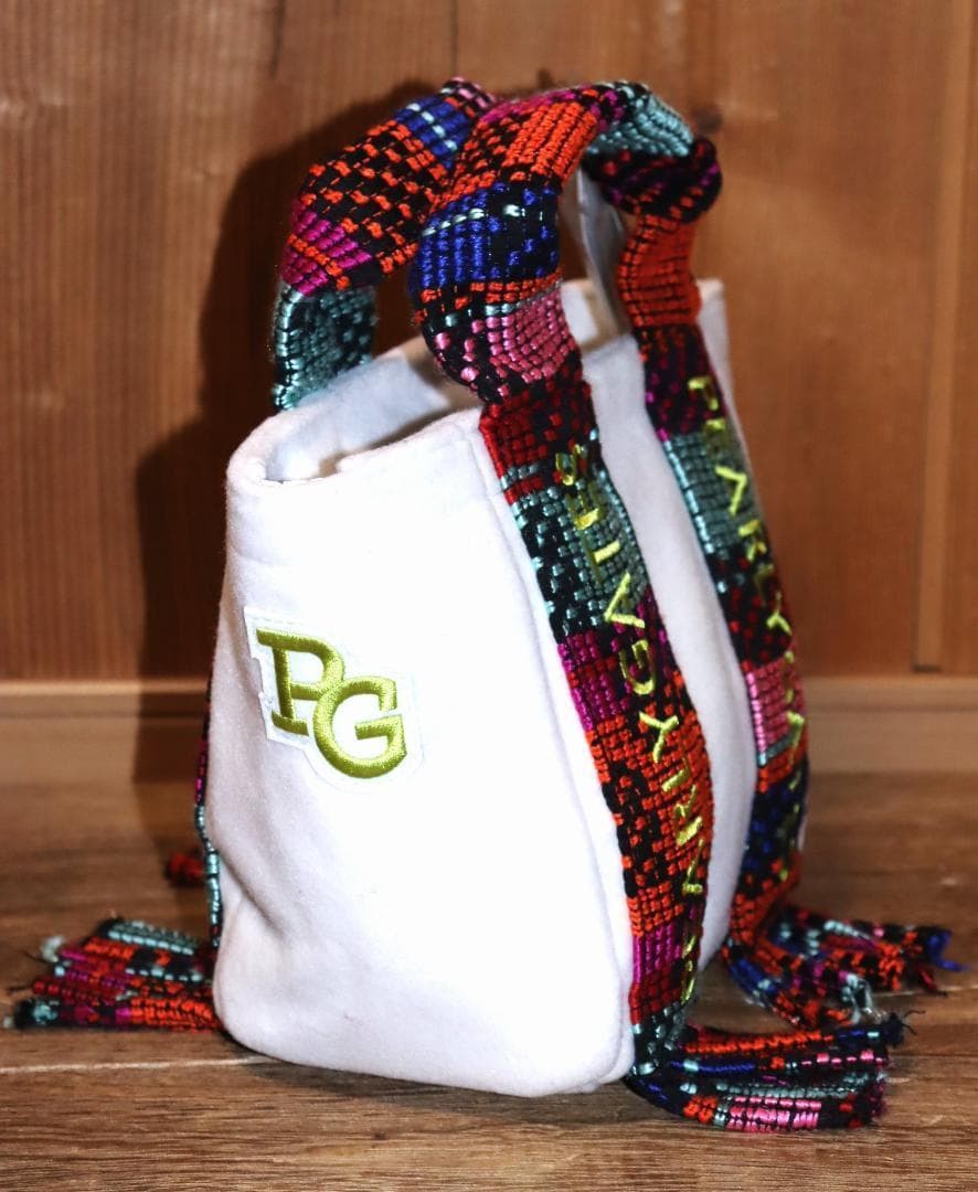 新品 PEARLY GATES フリンジハンドル カートバッグ　Ⓗ