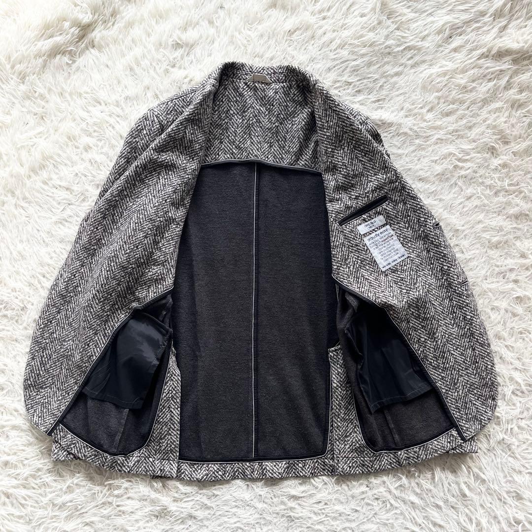 <美品>CIRCOLO 1901 ヘリンボーン ブラウン ジャケット サイズ48