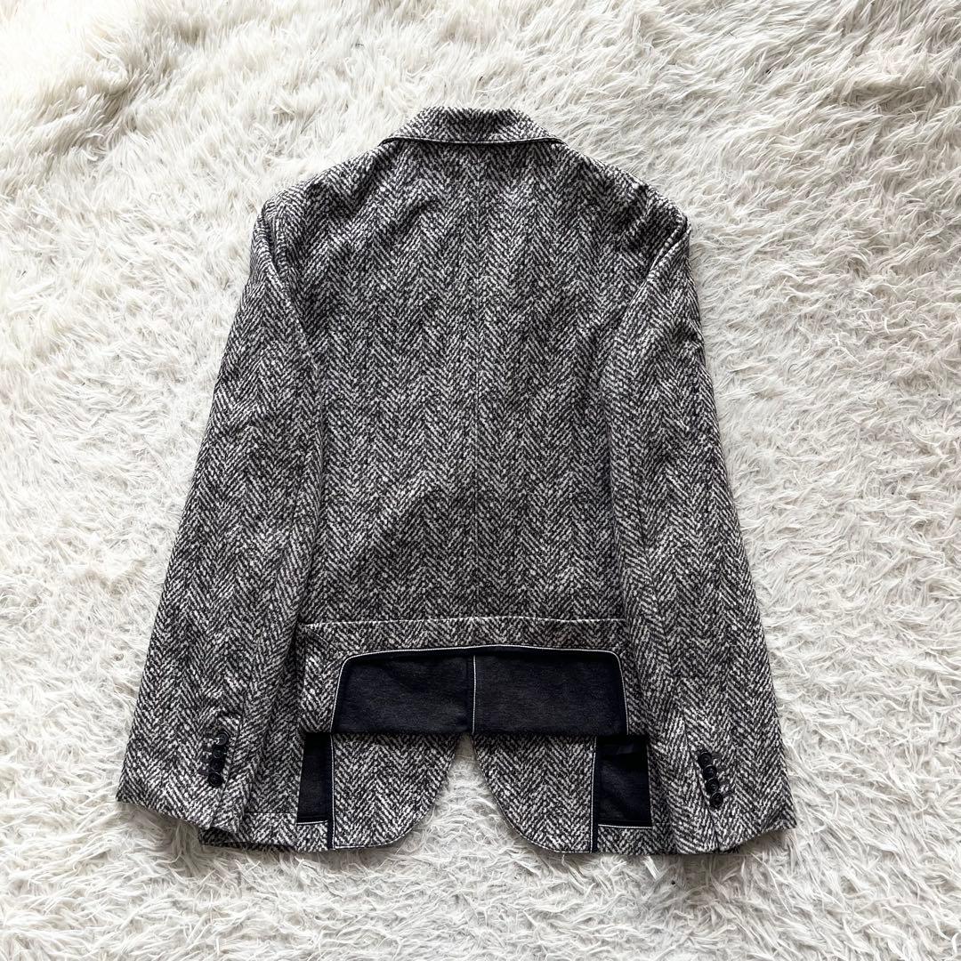 <美品>CIRCOLO 1901 ヘリンボーン ブラウン ジャケット サイズ48