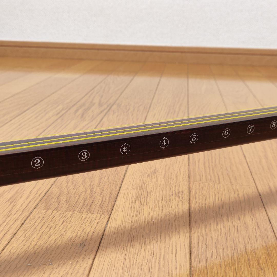 【美品】短棹 東さわり 三味線 藤本流 ハードケース付き 付属品完備