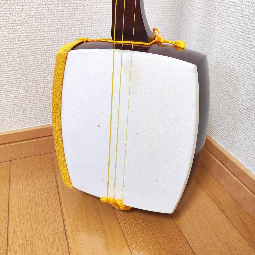 【美品】短棹 東さわり 三味線 藤本流 ハードケース付き 付属品完備