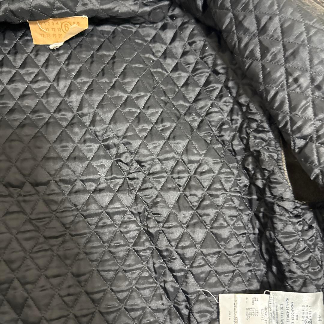 MM6 フード付きダークブラウンジャンパー サイズ44 井上