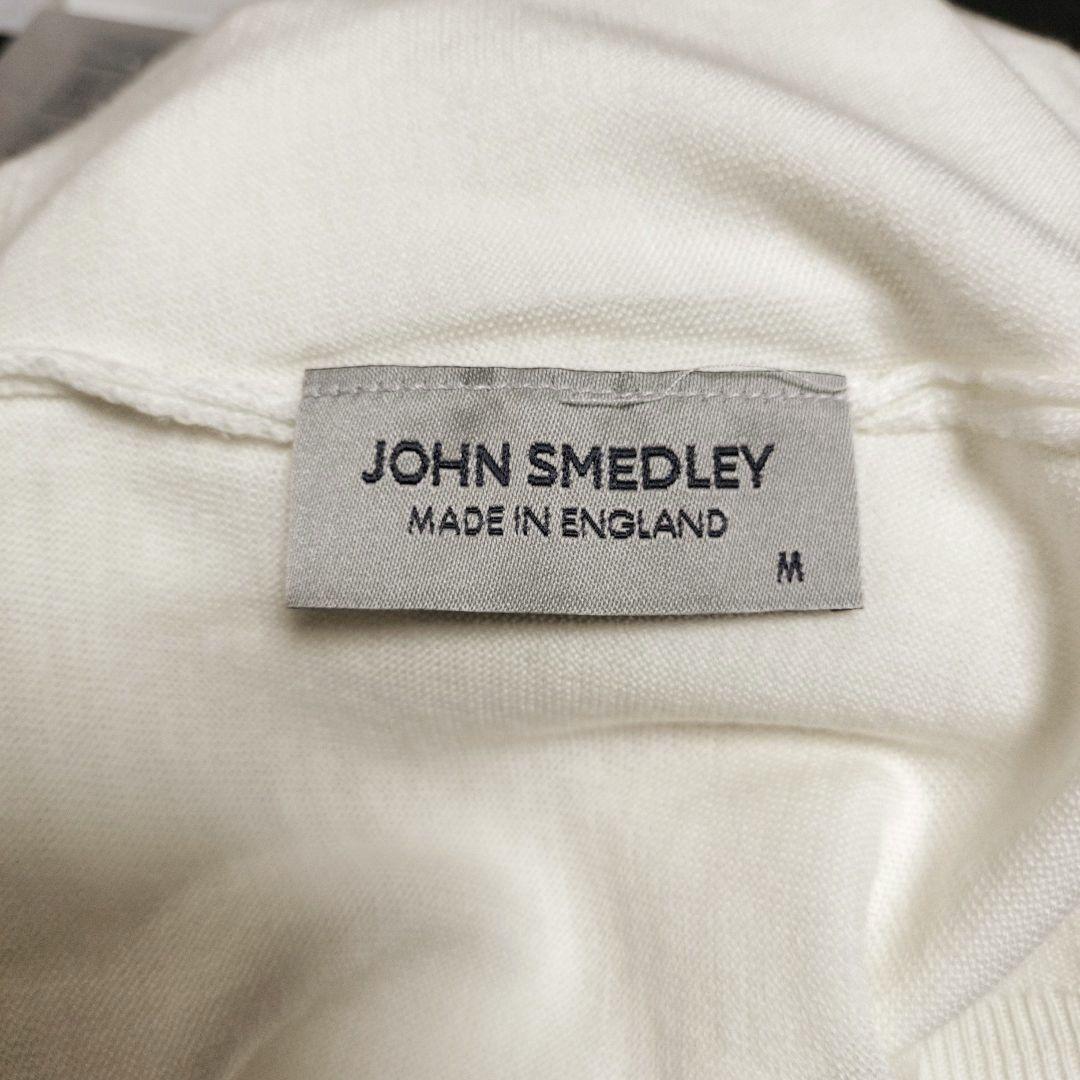 ジョンスメドレー モックネックニット ホワイト KILDAY