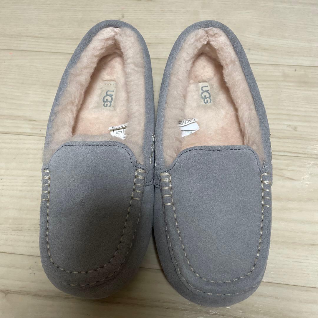 UGGモカシン24cmライトグレー