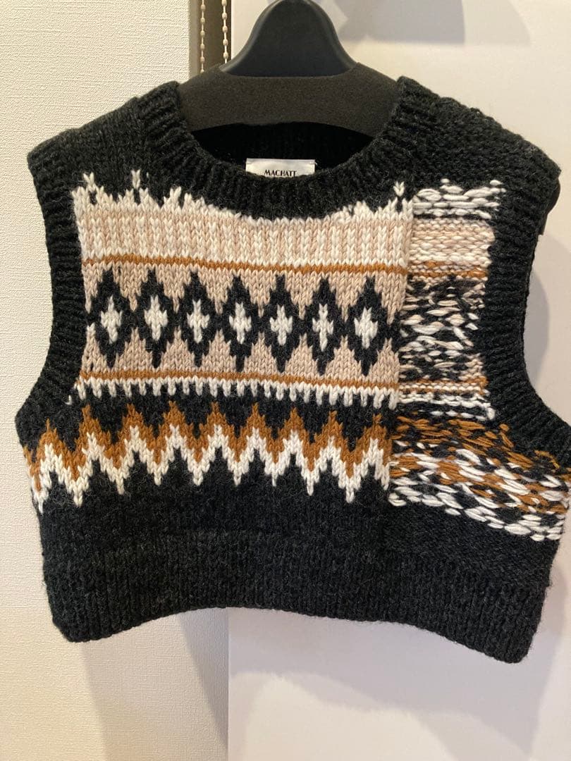 machattマチャット＊ノルディックニットベスト