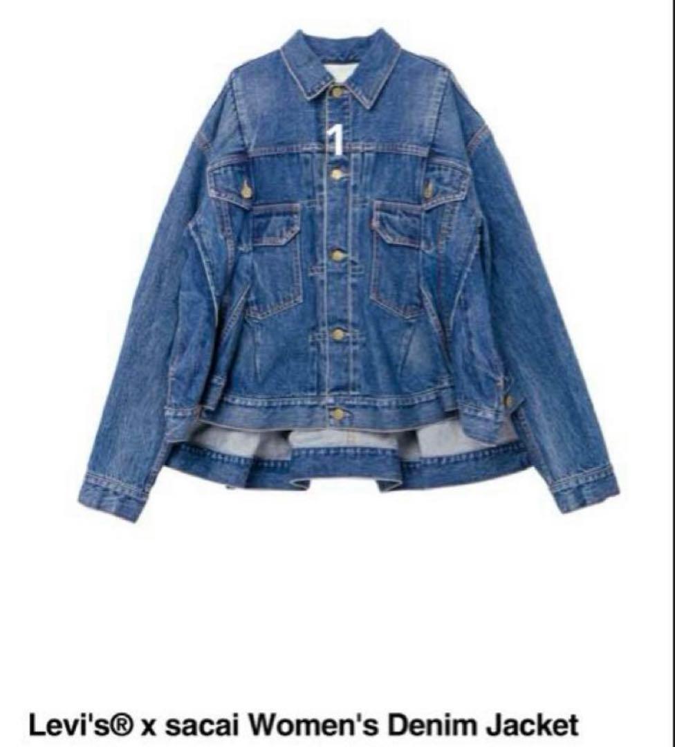 ジャケット・アウター Levi's x sacai Women's Denim Jacket xs