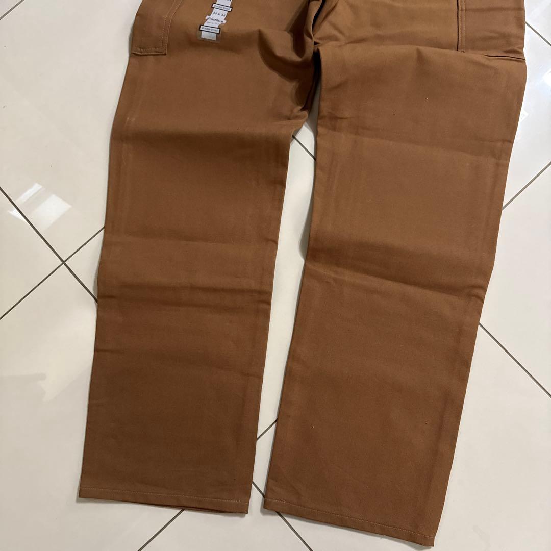 00's Carhartt ダブルニーペインターパンツ BRN w36 タグ付き