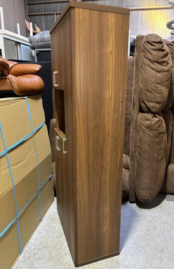 モダンシューズボックス・下駄箱・玄関収納・幅74cm Used/キレイ