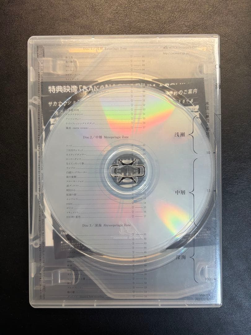 廃盤 サカナクション「魚図鑑」プレミアムBOX 3CDのみ ベスト 怪獣