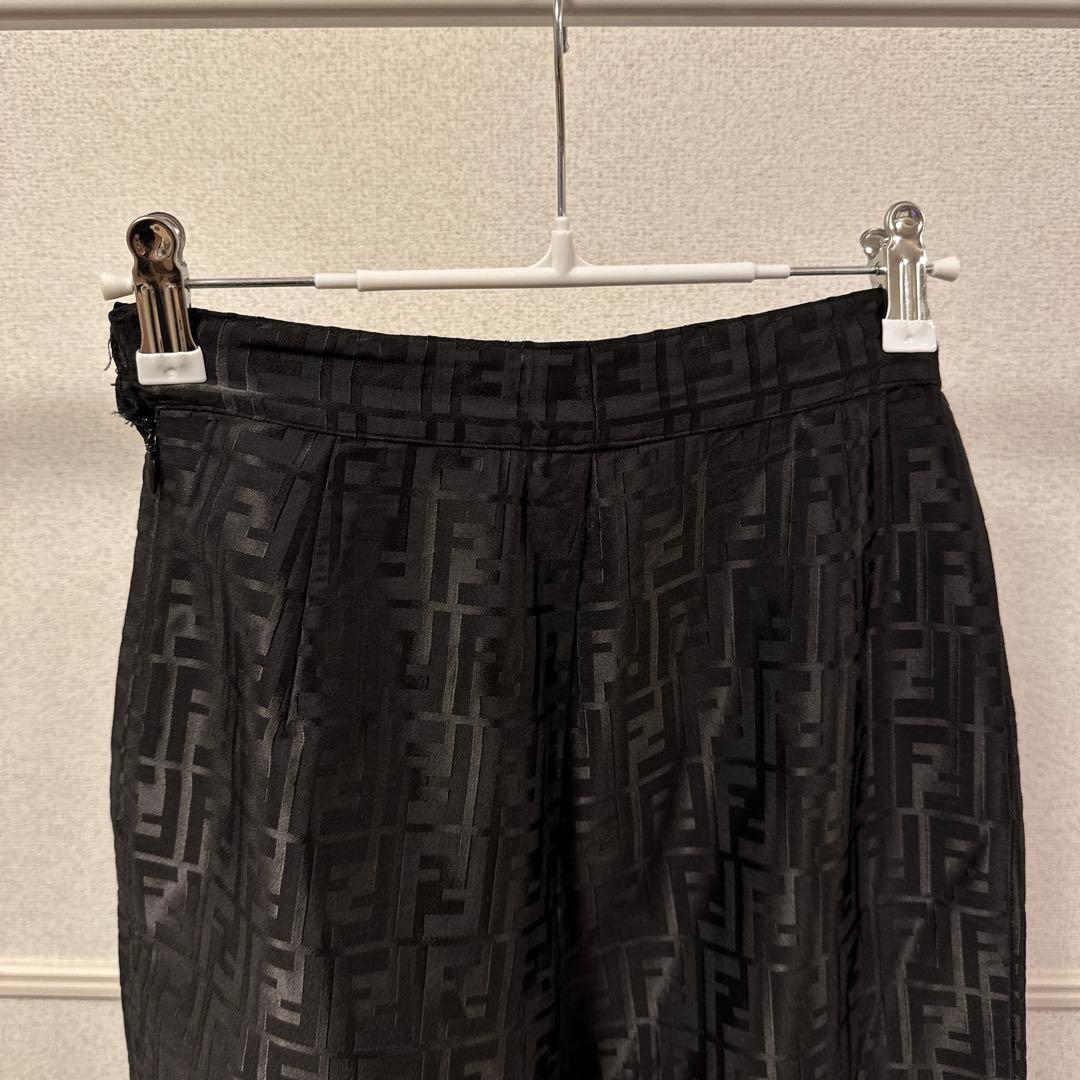 FENDI フェンディ　ズッカ柄　ストレート　パンツ