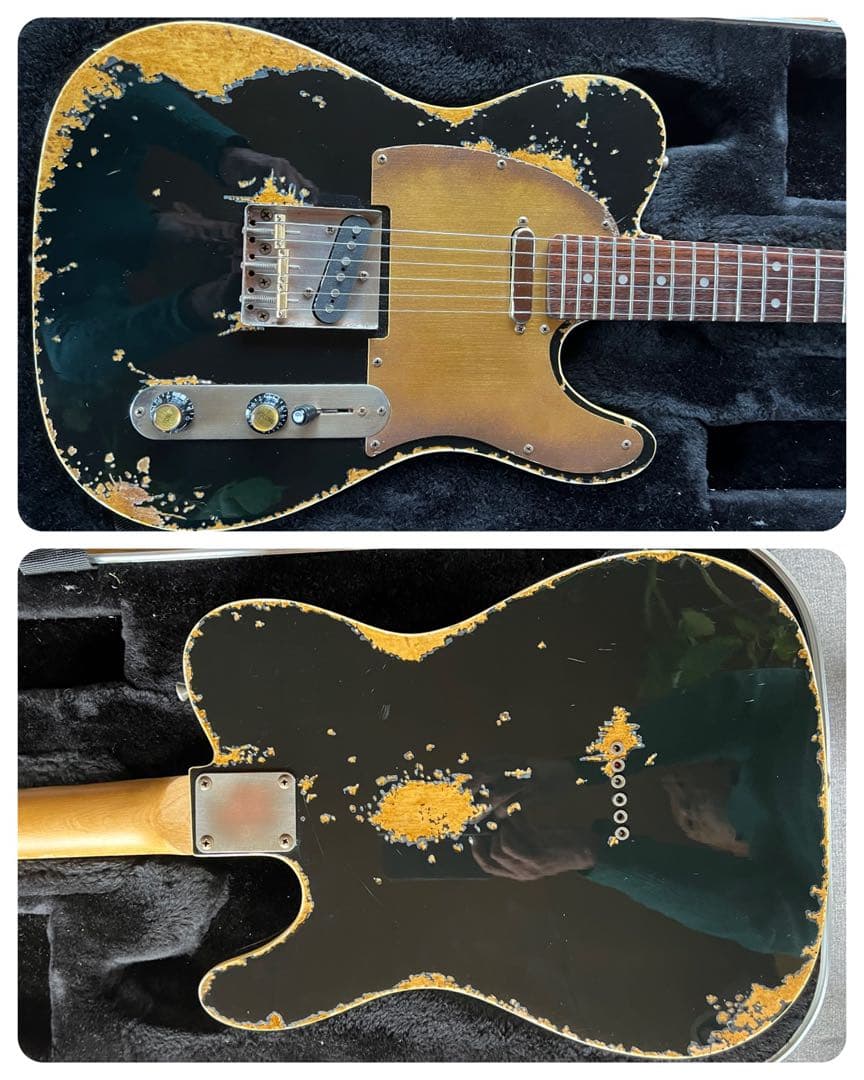 ハードレリックテレキャスタイプ ダブルバインディング アルニコシングルPU