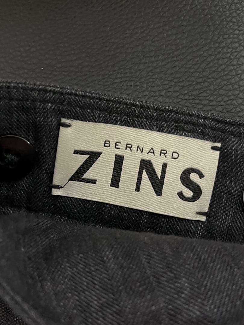 ［激レア］BERNARD ZINS ワイドパンツ ネイビー リネン100%